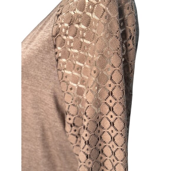 NEW AUTOMET Womens M Long Sleeve Shirt Fall Fashion Tops Brown Dressy Casual - Picture 4 of 5